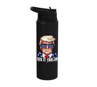 Suck it England Funny 4th Of July Stainless Steel Insulated Water Bottle