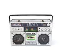 Suck UK Boom Box Lunch Box Grigio 29x20.5x7.5 cm