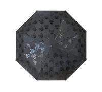 Suck UK - Ombrello con teschio nero ombrello compatto per donne e accessori gotici teschio regali e ombrelli da uomo antivento gotico e regali Decor & Goth Decor, nero, Ombrello Teschio