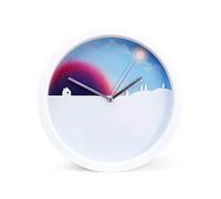 Suck UK Orologio da Parete Giorno & Notte | Orologio Silenzioso da 24 Ore | Decorazione per Camera da Letto/Cucina/Salotto