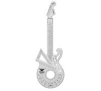 Suck UK - Righello Rockstar, 15 cm, goniometro e set quadrato a 60°, set di geometrie | righello trasparente infrangibile | set matematica | righello in plastica trasparente | set di righelli