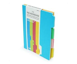 Suck UK Taccuino A5 con divisori | Quaderno con linguette per annotazioni | Set di 4 blocchi per appunti A5 | Quaderno per studio e revisione | Taccuino organizer e quaderni scolastici | Colore