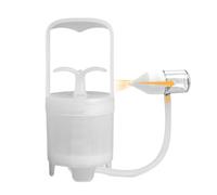 Sucker manuale di booger, detergente per il naso per bambini, aspiratore nasale portatile, estrazione di aspirazione Muckus, bianco, silicone e costruzione di PP, per e bambini, viaggi o utili