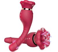Sucking Vibrator G Spot Dildo Adult Sex Toys for Women, Lingua Vibrators with 3 Suction & 10 Licking Vibration Modes, Clitoral Nipple Stimulator Silicone Anal Dildo for Couples Giochi sessuali