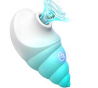 Sucking Vibrator Women Sex Toys - Conch Adult Sex Toys Clitoral Nipple Suction Vibrators con 10 modalità di succhiamento, Wide Opening Sucker Mini Vibrator per coppie femminili Giochi