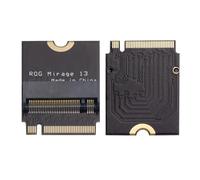 Suckoo per Asus ROG Phantom 13 Laptop 2230 a 2280 SSD Hard Drive Adattatore Scheda di Espansione Scheda NVME M-Key M.2 PCIE 4.0 Oro Finger Adapter Aggiornamento Convertitore 180 Gradi Reverse Laptop