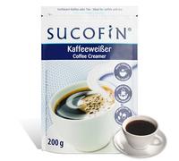 SUCOFIN Polvere bianca caffè 6 x 200 g facilmente solubile, ideale per caffè/tè, sufficiente per 480 tazze, lunga durata, perfetta sostituzione del latte in polvere