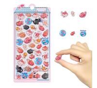 Sucritude Adesivi 3D Per Scrapbooking,Adesivo Per Taccuino Stile Giapponese - Adesivi Per Diario Personale | Per Studenti Insegnanti Bambini Collezionisti Designer Progetti Scolastici Bottiglia