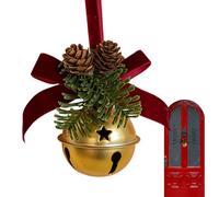 Sucritude Decorazioni Per Albero Di Natale A Forma Di Campana | Ornamento - Decorazione Per Albero Con E Pigna | Per Decorazione Per La Casa, La Parete, Stagionale, La Vetrina, Le Feste E Le