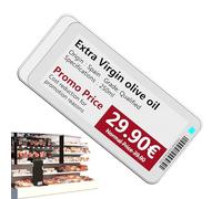 Sucritude Etichetta E Ink Senza Fili | Cartelli Intelligenti Wireless Elettrici E Magnetici | Schermo E-paper Modificabile - Per Interno Esterno Negozi Uffici Biblioteca Garage Frigo Abbigliamento