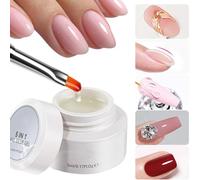 Sucritude Gel Colla Solido Per Unghie - 5 Millilitri Di Colla Forte Multifunzionale,Gel Trasparenti a Lunga Durata | Per La Bellezza, La Casa, Il Salone, La Manicure, La, Il Design E Lo Styling