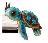 Sucritude Kit Per Ricamo Con Perline - Ricamo Manuale Animali,Creazione Gioielli 3D Con Perline Attività Creative Bambini Progetti Fai Da Te