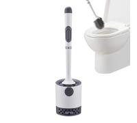 Sucritude Spazzola Per Water,Scopa Da Water Con Manico Lungo E Portaspazzola - Accessorio Ergonomico Resistente Strofinio per Vasca Doccia Piastrelle
