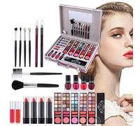 Sucritude Trucco per Ragazze - Palette Ombretti Blush Set | Kit Cosmetico Resistente per Donne Adolescenti e Giovani Principianti