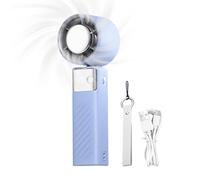 Sucritude Ventilatore Portatile | Ventilatore Silenzioso Raffrescamento,Dispositivo Ad Aria Senza Pale Alimentato A Batteria Con 199 Velocità, Display Digitale Per Viaggi All'aperto