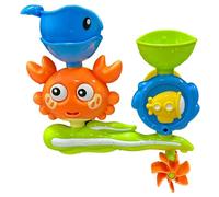 Suction Bath Toys, Shower Water Play Set, 8.27x8.07x3.15 Inches Fun Interactive Bathroom Toy, Strong Suction for Wall, Tub Use, Beach, Pool Entertainment Tool, Swimming, Summer