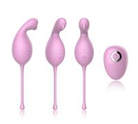 Suction Cup Base Acacia Bird Chinese Balls Remote Wirel l Exercises Kegel Ball 10 Modes Vibrations,geisha Funnyual Toys,Pink