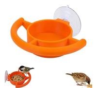 Suction Cup Bird Feeder,Window Mount 3D Print Hold, Easy Refill with Secure Grip,Outdoor Feed with,Patio Feeder for Balcony Deck,Bird Feeders for Backyard Porch Garden,Hummingbirds Songbirds(a)