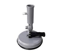 Suction Cup Flag Holder, Adjustable Flagpole Mounting, Bracket Strong Grip, Portable RV Flag Mount for Car, Truck, Trailer, Outdoor Display, Travel, Campeggio, Silver Color