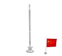 Suction Cup Flags Pole Mount - 50 x 8,5 x 8,5 cm Car Flag Holder Mount,Easy To Install Flags Poles Bracket For Car SUV House Truck, Flagpole Display Holder, Flag Pole Mounting Bracket
