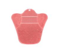 Suction Cup Foot Scrubbers, Silicone Shower Scrub Mat, Non-Slip Suction Pad Design, Gentle Bristles, 12.6x12.2x1.3 Inches, Ideal for Dead Skin Heel Back Body Cleaning Tub Dorm Apartment Use