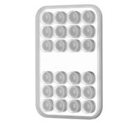 Suction Cup Grip - 2.75 Inch Silicone Phone Holder for Secure Mounting, Desk Shower Wall Car Driving Use, Phone Case Attachment for Women Men, Clear Black White Material, Portable Daily Use