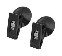 Suction Cup Hooks - 2 Vehicle Multiple Purpose Decoration Removable | Reusable Ticket Paper Towel Clamp, Suction Cup Card Bill Clip with Clamp, Ticket Card Retainer Hook For