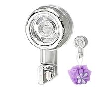 Suction Cup Hooks | No Drill Strong Reusable Organizer,Suction Towel Hook | for Bathroom Bathtub Kitchen Glass Door Mirror Tile Wall Garage Patio Cabinet