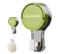 Suction Cup Hooks - powerful wall suction holders, waterproof reusable hangers | removable towel hook organizers, vacuum mounting clips, multipurpose solution for kitchen window shower wreaths