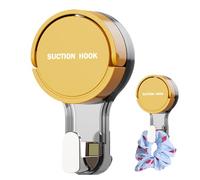 Suction Cup Hooks - reusable vacuum wall hanger, strong waterproof hook set | removable kitchen towel holder clips, heavy-duty suction hangers, reliable hanging solution for wreaths shower window towe