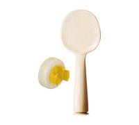 Suction Cup Paddle - Standing Rice Scoop, Vertical Spatula Tool | Wall Mounted Kitchenware Hanger, Nonstick Silicone Meal Serving Utensil For Easy Storage Access