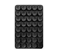 Suction Cup Phone Grips - Sticky Back Mounts, Silicone Smartphone Stand | Hands Free Adhesive Suction Pad Sheet | Shower Mirror Window Glass Mounting, Content Creator Photography Recording Base