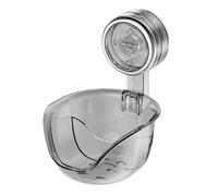 Suction Cup Shower Shelf - Wall Mounted Organizer Basket, Clear Bottom Drainage, Multifunctional No-Drill Design | Bathroom Storage Rack For Toiletries Shampoo Soap Conditioner Accessories Home