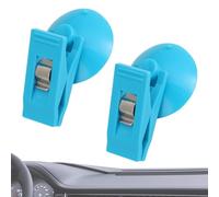 Suction Cup Sign Holder For Car - 2 pezzi Removable Window Suction Clamp Ticket Card Retainer Hook - Reusable Ticket Paper Towel Clamp, Tickeet Card Retainer Hook, Window Suctiion Claamp For Car