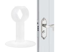 Suction Door Stop Silicone Guard - Door Hold Main Function Support | Flexible Silicone Form with Firm Suction Base Feature, Room Interior Accessory Detail, Home Passageway Protection