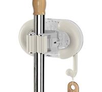 Suction Mop Holder - Broom Organizer For Wall, Mop Gripper,Hanger Self-Adhesive Broom Holder For Bathroom Utility Holders, Seamless Bracket, Laundry Room Storage, Home Garden Garage Tool Rack, Wall Mo