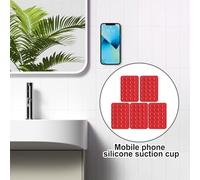 Suction Phone Case Mount - Silicone Pack, Non-Slip Secure Grip Design, Strong Hold Pads, Flexible Attachment Points, Lightweight Portable Support, Magnetic Compatible | Handy Accessories with