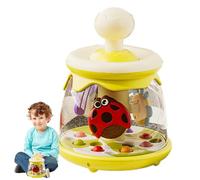 Suction Spinner Toys, Rotating Press Spin Toy, Interactive Early Learning Carousel, Educational Dome Tumble, 7.99x5.91x5.91 inches, Developmental for Boys and Girls Playtime