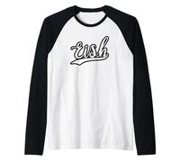 Sud Africa Lingua Slang Eish Divertente Frase Xhosa Maglia con Maniche Raglan