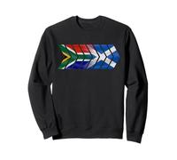 Sud Africa Scozia espatriati Bandiere Chevrons (PULICE) Felpa