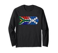 Sud Africa Scozia espatriati Bandiere Chevrons (PULICE) Maglia a Manica