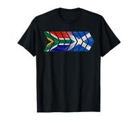 Sud Africa Scozia espatriati Bandiere Chevrons (PULICE) Maglietta