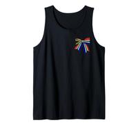 Sud Africa Sudafricano Pride Flag Girl Coquette Bow Canotta