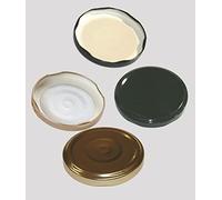 sud capsule Capsula idonea per la conserva e bollitura casalinga Diametro 58 Made in Italy Pezzi, Argento, 100 pz