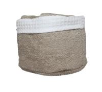 SUD ETOFFE Cestino ospite con tovaglioli, 100% Cotone, Naturale, Taglia Unica