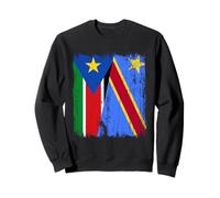 Sud Sudan Congo Mezza Bandiera Orgoglio congolese Sud Sudan Felpa