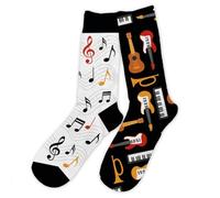SUD TRADING COMPANY Coppia di calzini spaiati modello Passione musica