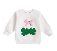 Sudadera con Capucha con Estampado del Día de San Patricio para Niños y jóvenes, Informal, de forro Polar Suave#G