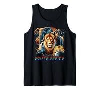 Sudafrica Big Five Animals Wildlife Pride Art Canotta