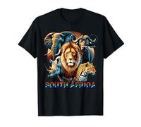 Sudafrica Big Five Animals Wildlife Pride Art Maglietta